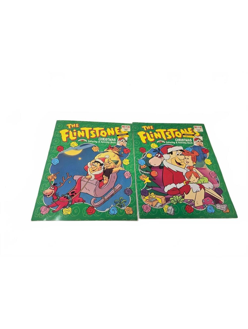 Happy Holidays Flintstones Coloring Books Set of 2